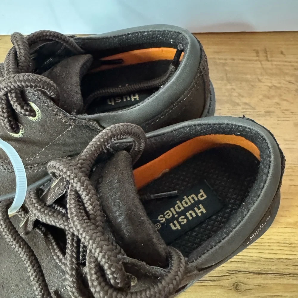 Hush Puppies Brown Suede Kids Shoes, Excellent Condition, Size 11.5